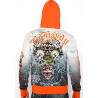Ed Hardy Mens NYC Gradient Platinum Hoody Ed Hardy Mens NYC Gradient Platinum Hoody
