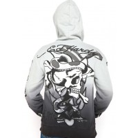 Ed Hardy Eagle Panther Specialty Dip Dye Hoody Ed Hardy Eagle Panther Specialty Dip Dye Hoody