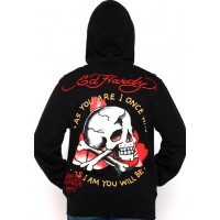 Ed Hardy Mens Skull As You Will Be Basic Hoody 02 Ed Hardy Mens Skull As You Will Be Basic Hoody 02