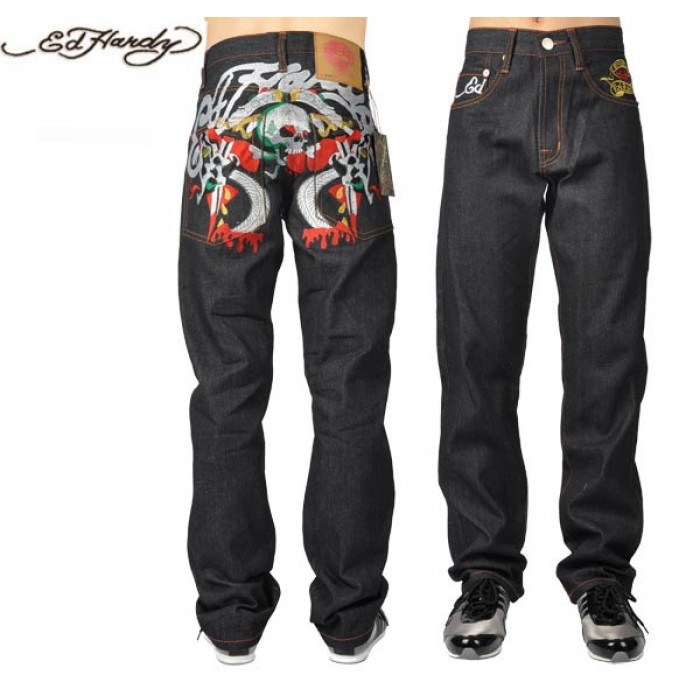 Ed Hardy Mens Jeans 1195 affordable price