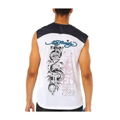 Hot Ed Hardy Mens Eagle Snake Training Tank