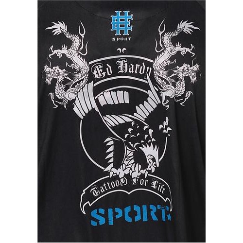 Hot Ed Hardy Mens Snake Eagle Training Tee