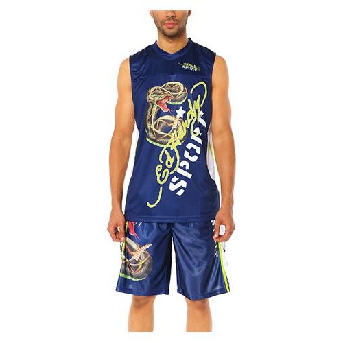 Hot Ed Hardy Mens Rattlesnake Basketball Shorts