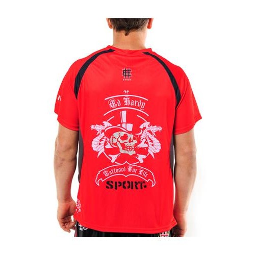 Hot Ed Hardy Mens Brad Training Tee