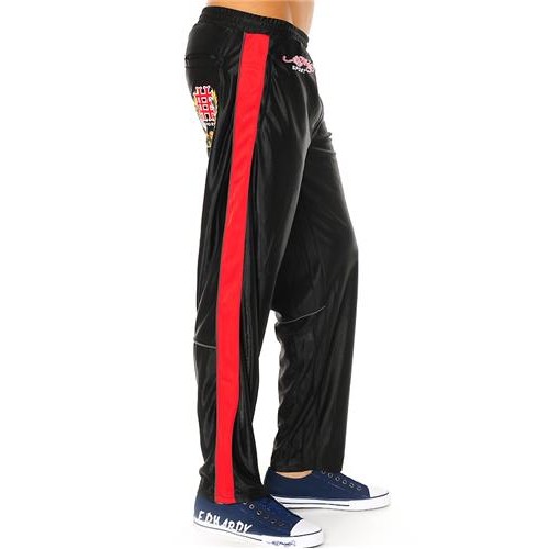 Hot Ed Hardy Mens EH Eagle Basketball Pants Black