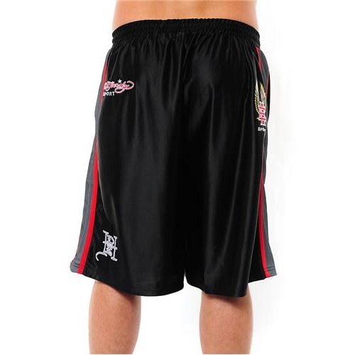 Hot Ed Hardy Mens EH Eagle Training Shorts Black