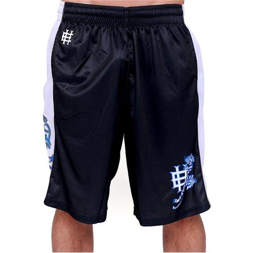 Hot Ed Hardy Mens Tiger Roar Sport Shorts Black