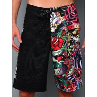 Ed Hardy Mens beach pants black Retailer Ed Hardy Mens beach pants black Retailer