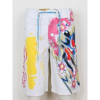 Ed Hardy Mens beach pants white Outlet Seller Ed Hardy Mens beach pants white Outlet Seller
