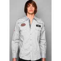 Ed Hardy Polo U.S.A. Eagle Foil Stitched Ed Hardy Polo U.S.A. Eagle Foil Stitched