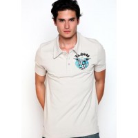 Ed Hardy Mens Born Free Basic Embroidered Polo Ed Hardy Mens Born Free Basic Embroidered Polo