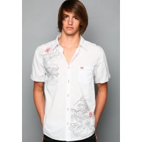 Ed Hardy Death Before Dishonor Enzyme Washed Mens Polo Ed Hardy Death Before Dishonor Enzyme Washed Mens Polo