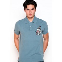 Ed Hardy Death Before Dishonor Rhinestone Mens Polo Ed Hardy Death Before Dishonor Rhinestone Mens Polo