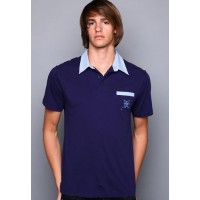 Ed Hardy Pierced Skull Basic Embroidered Mens Polo Ed Hardy Pierced Skull Basic Embroidered Mens Polo