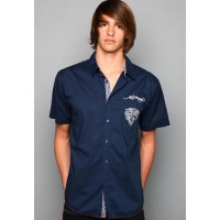 Ed Hardy Polo Skull And Roses Mens Signature Embroidered Ed Hardy Polo Skull And Roses Mens Signature Embroidered