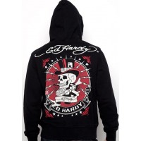 Ed Hardy Mens Old Brad Basic Hoody Ed Hardy Mens Old Brad Basic Hoody
