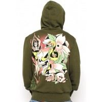 Ed Hardy Mens Skull Snake Basic Hoody Ed Hardy Mens Skull Snake Basic Hoody