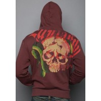 Ed Hardy Mens Snake Wings Vintage Wash Hoody Ed Hardy Mens Snake Wings Vintage Wash Hoody