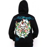 Ed Hardy Dagger Skulls And Snakes Basic Hoody Ed Hardy Dagger Skulls And Snakes Basic Hoody