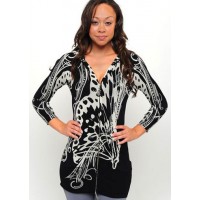 Christian Audigier Blooming Beauty Velour Hoody White Christian Audigier Blooming Beauty Velour Hoody White