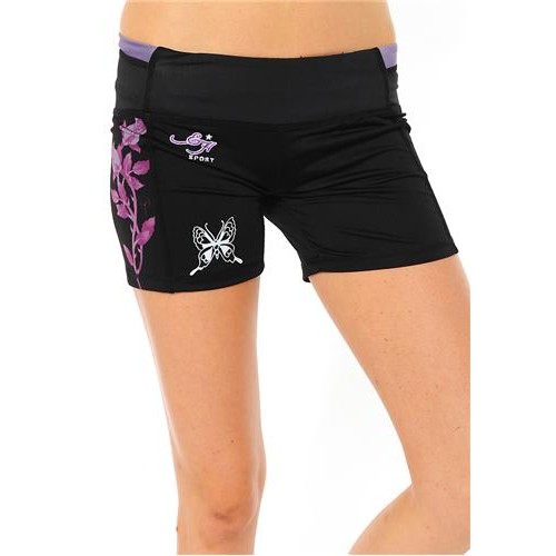 Ed Hardy Womens Butterfly Training Shorts