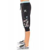 Ed Hardy Mi Amor Butterfly Relaxed Sport Capris Grey Ed Hardy Mi Amor Butterfly Relaxed Sport Capris Grey