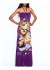 Ed Hardy Angelic Plaited Halter Maxi Dress Purple