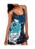 Ed Hardy Shark Rose Knitted Chain Strap Dress Black