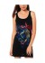 Ed Hardy Nature Made Embroidered Tank Dress Black